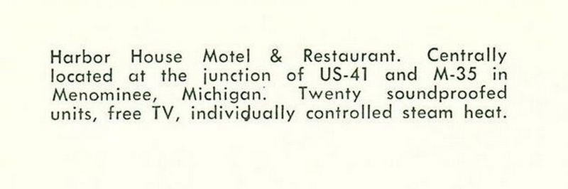 Harbor House Motel - Vintage Postcard (newer photo)